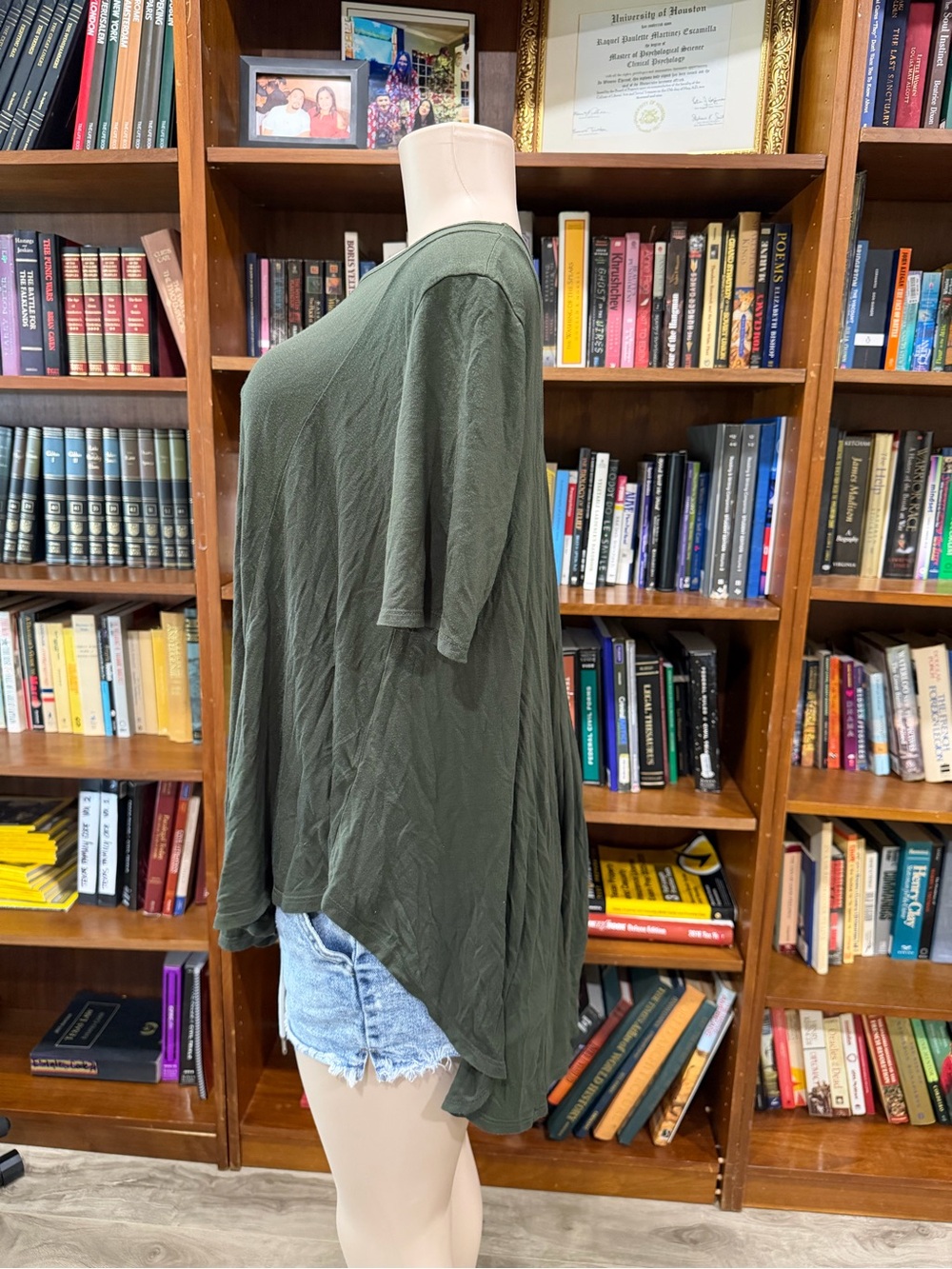 Forever 21 Olive Green Swing Tunic Top - Picture 2 of 6